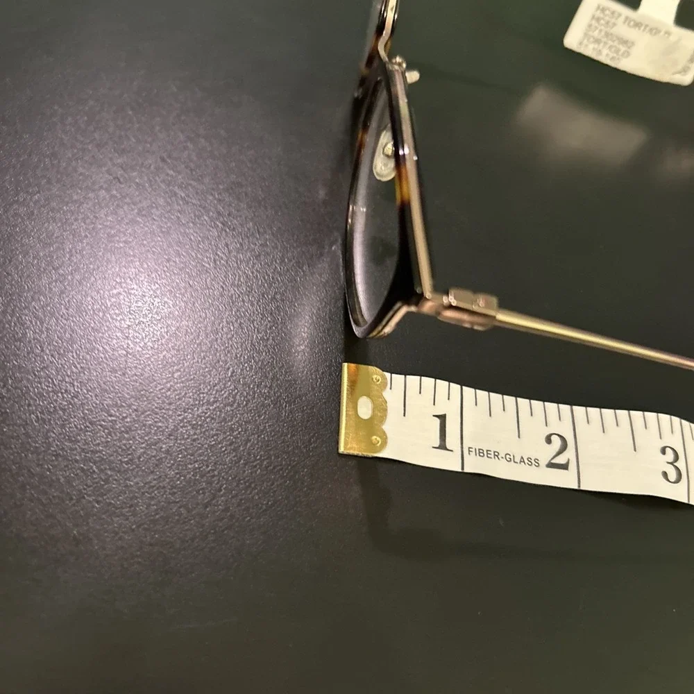 Hard Candy HC57 Eyeglasses Frame Tortoise Gold 51-19-140 NWT